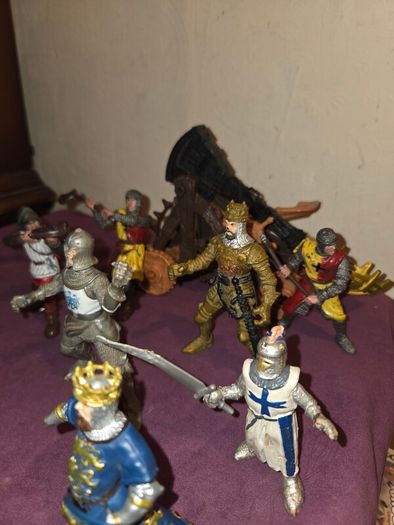 Pirate and Knight Toy Figures