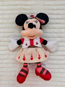 Disney Minnie Mouse Sweetheart Plush Valentine Day approx. 40 cm. Used Please see photos