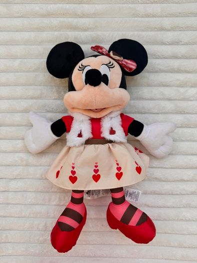Disney Minnie Mouse Sweetheart Plush Valentine Day approx. 40 cm. Used Please see photos