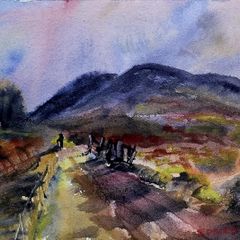 Connemara walk watercolour