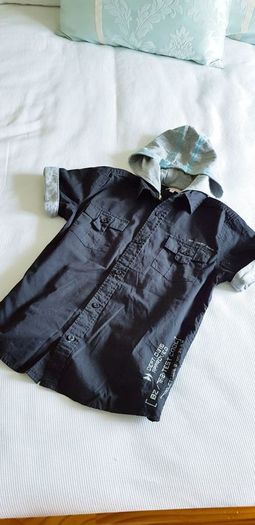 Bluezoo Boys Hooded Shirt - Age 12