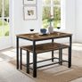 Dining Table Kitchen Table Set with 2 Benches - Free Delivery Nationwide Image 5