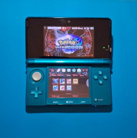 3DS Aqua Blue (Modded)
