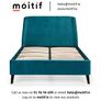 Fred Curved Velvet Bed 5'0" Bed Frame Image 3