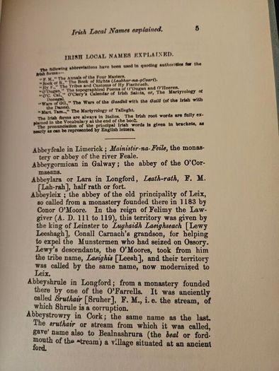 Irish Local Names Explained. By P. W. Joyce. Hardback With Dustjacket In Good Condition.  See Photos For Same.