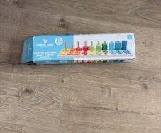 Wooden counting and shape sorter