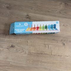 Wooden counting and shape sorter