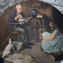 Vintage Norman Rockwell The storyteller ceramic plate 1984 Image 9