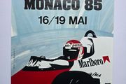 F1 MONACO GRAND PRIX 1985 Original Hors Commerce Poster No. 00211 Jacques Grognet