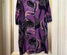 Lovely Nehru style MASAI lilac/purple Dressy Jacket/Tunic