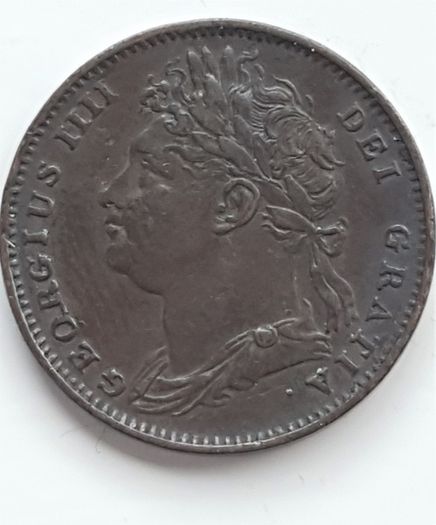 Britanniar  1822  Georgius Llll  Farthing