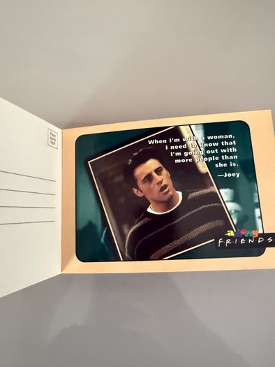 Friends TV show postcard book