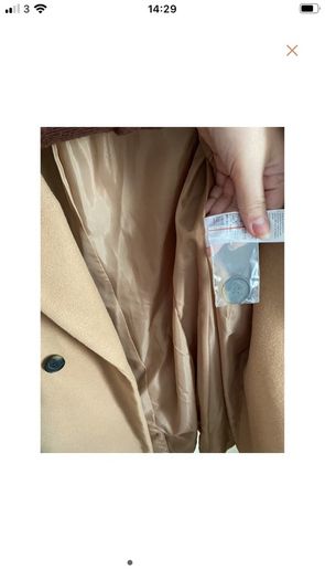 Brand new topshop Fabulous coat 38 m size