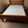4'6"  solid wood bed frame  for sale Image 2