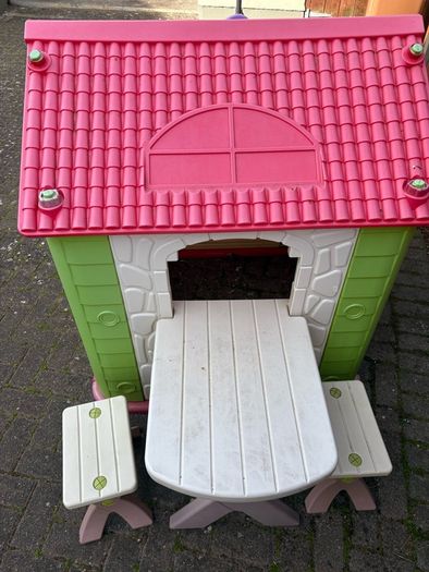 Playhouse and Toddler Slide