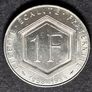 1 Franc  1988 France Charles de Gaulle 1958 30th Anniversary of Fifth Rebublic Image 2