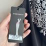 NEW Knee length Black Lace Bodycon Dress - Size UK 10 Image 6