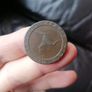 1813 Isle Of Man Half Penny Coin Image 4