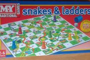 snakes and ladders game only used once