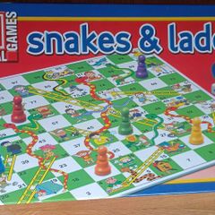 snakes and ladders game only used once
