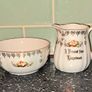 Kingstown / Dun Laoghaire souvenir  jug and bowl. Image 5