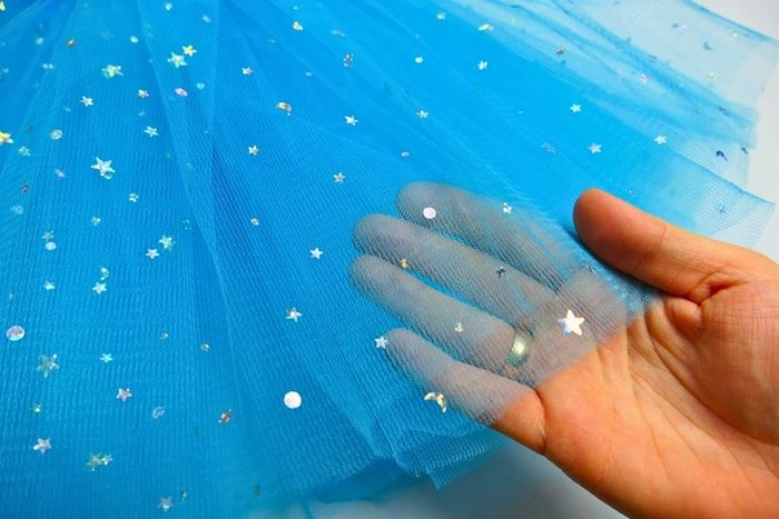 Children's blue tulle skirt one size