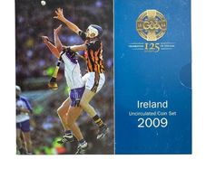 2009 Ireland Central Bank Uncirculated Coin Set Celebrating 125 year of the GAA. Ideal Birthday Gift.