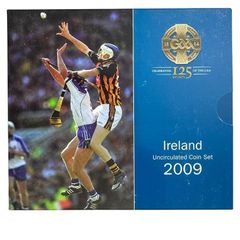 2009 Ireland Central Bank Uncirculated Coin Set Celebrating 125 year of the GAA. Ideal Birthday Gift.