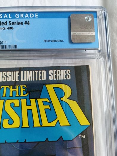 The Punisher Limited Series Issue 4 CBCS / CGC 9.6 Certified Graded Comic Framed  DC Marvel