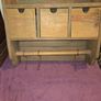 Vintage hand made Wooden Wall Mount Spice Rack Image 5