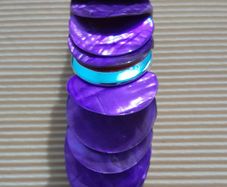 Purple - Silver - Bracelet