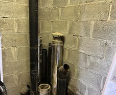 100mm Flue Pipe