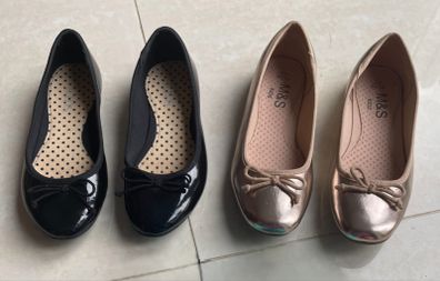 Shoes Bundle - 2 items - Junior Girls - UK 2 & 3 - M&S Kids Flats