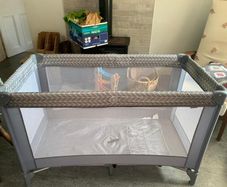 Travel cot and foam mattress