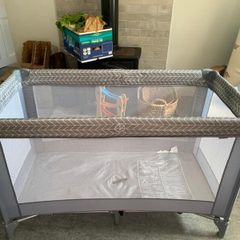 Travel cot and foam mattress