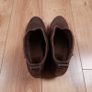 Ugg Wright Belted Dark Brown Suede Cross Strap Ankle Boots UK 7.5 / EU 40 Image 9