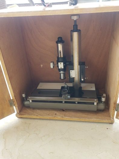 Vintage travelling microscope