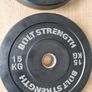 olympic bar and bumper plates Image 4