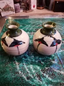Pair of mccluskey Limavady vases