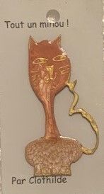 Clothilde Cat Brooch