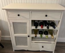 Solid wood wine cabinet