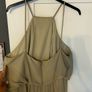 Long dress, Wedding, Debs, sage green. Fit 12-14 Image 6