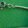 Vintage Sterling Silver 925 Snake Chain Bracelet length 7" - 2,3g Image 4