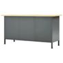 Workbench Black 160x60x85 cm Steel Image 5