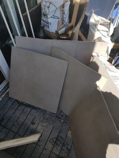 Large floor tiles