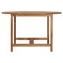 Garden Table 120x120x75 cm Solid Teak Wood Image 5