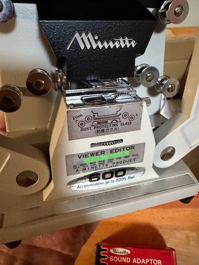 Minette S-5. Viewer Editor. and Minette Sound Adaptor. S-4/S-5. Both in Original Boxes.