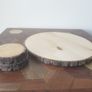 Candle plate & coasters, tree ring Image 2