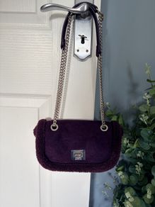 Beautiful purple and silver bag for sale
