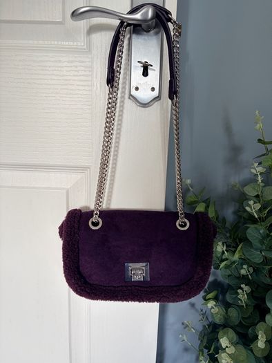 Beautiful purple and silver bag for sale